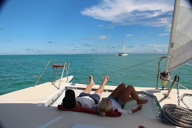 3 North Islands Catamaran Cruise with Lunch & Drinks on island. - Stop 1: Ilot Gabriel Beach, with swimming and Paille En Queue birds