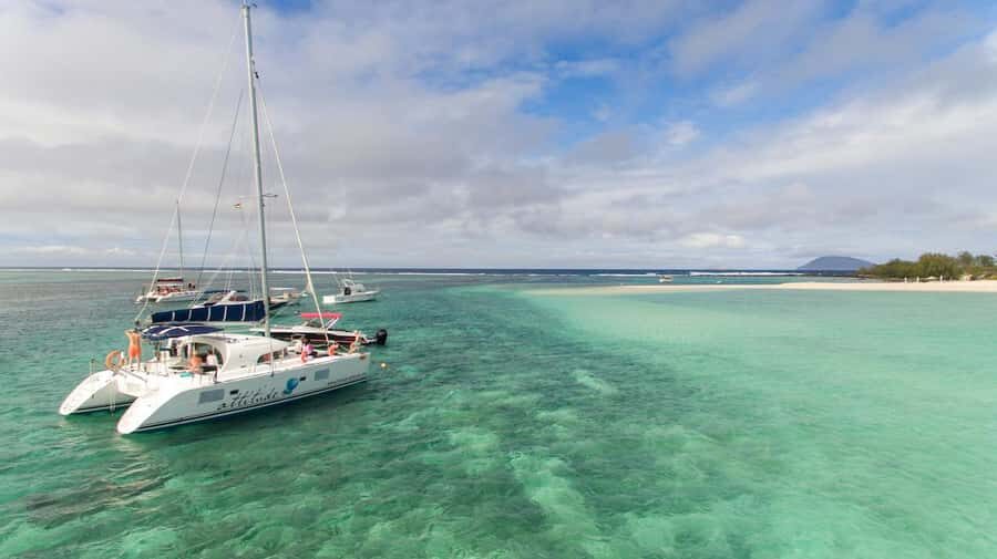 Full Day Catamaran Luxury Cruise to Northern Islands w Lunch - Flat Island snorkel stop: your main swim window