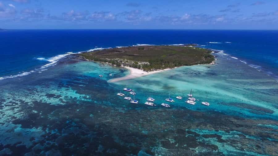 Full Day Catamaran Luxury Cruise to Northern Islands w Lunch - Coin de Mire stop on the return: natural aquarium snorkelling