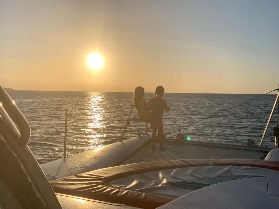 Grand Baie: Private 4-Hour Premium Sunset and Dinner Cruise - Sailing Past Fort Malarctic and Cap Malheureux on the Way to Coin de Mire
