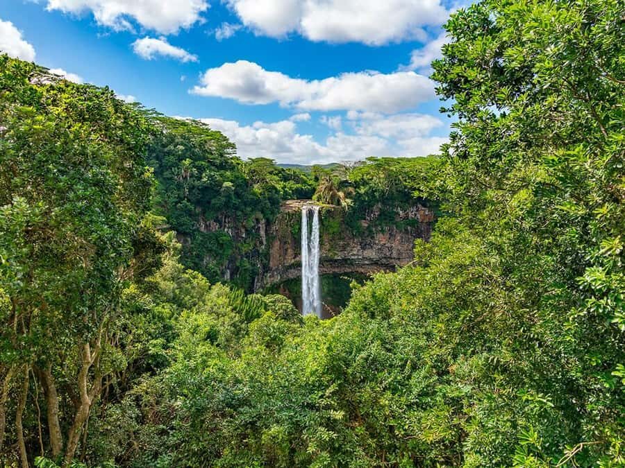 Mauritius: Hidden Waterfalls Discovery Tour with Pickup - Le Chamarel Restaurant Lunch: Views, Shady Seating, and Traditional Food